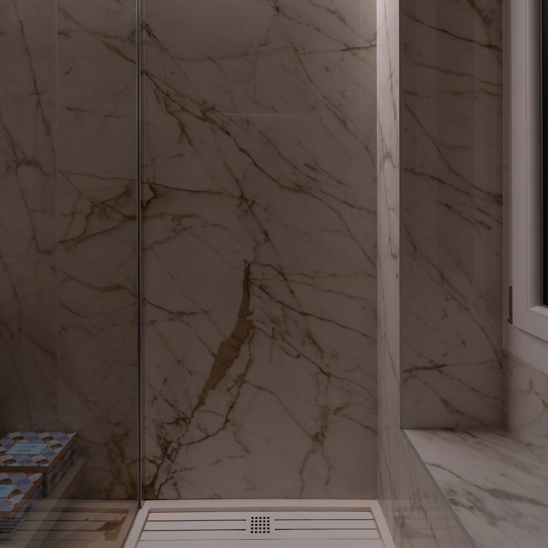 Bagno con vista dalla doccia