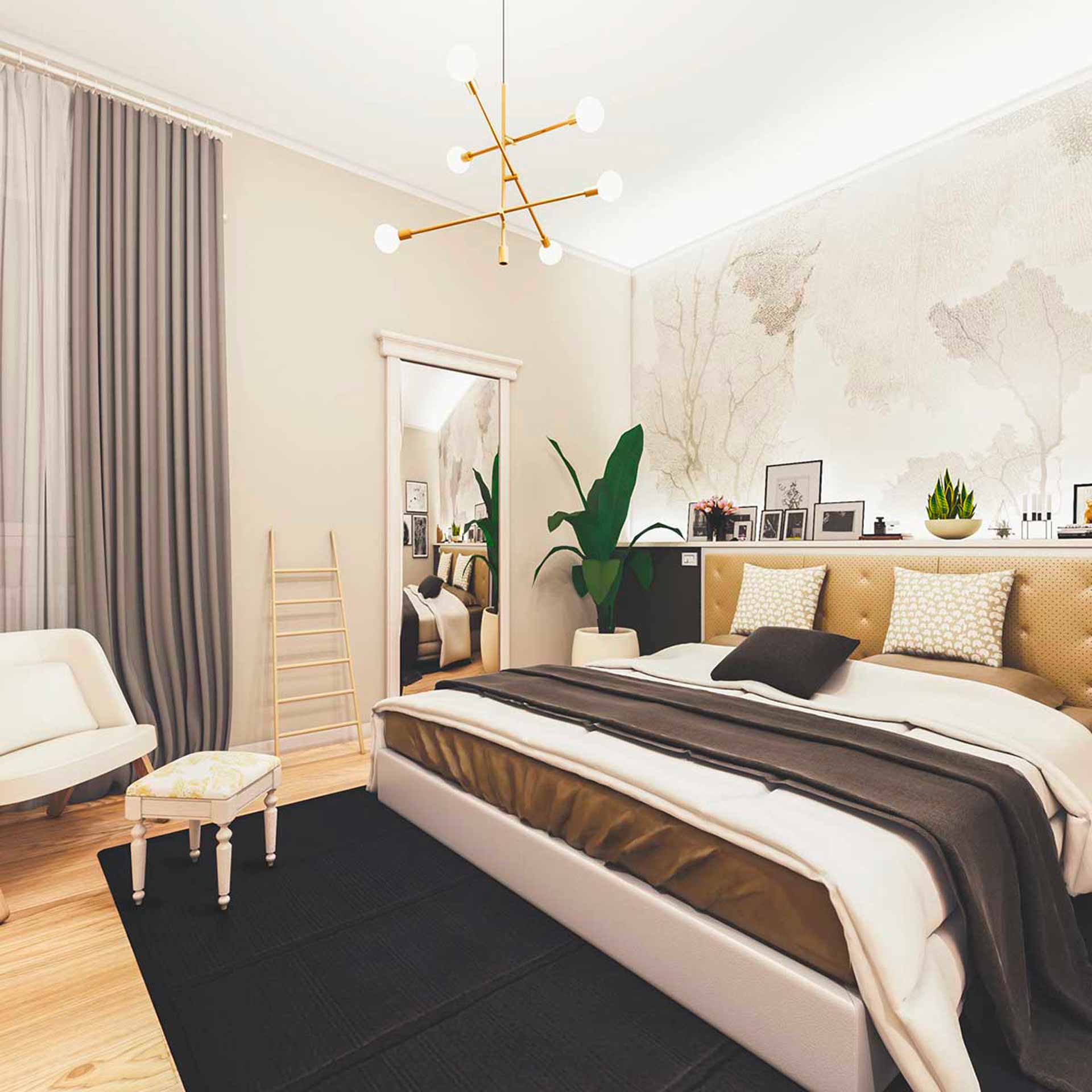 Render camera matrimoniale