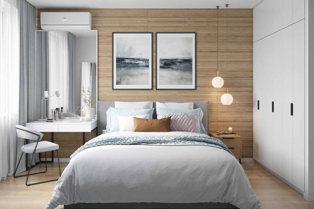 Camera quadri simmetria