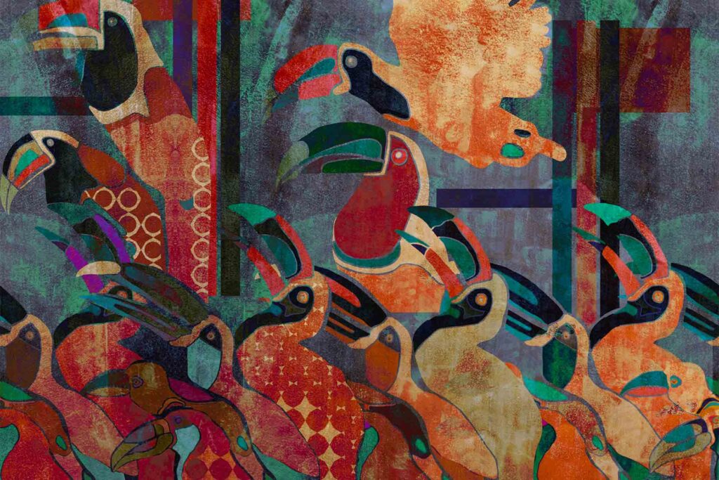 Carta da parati colori