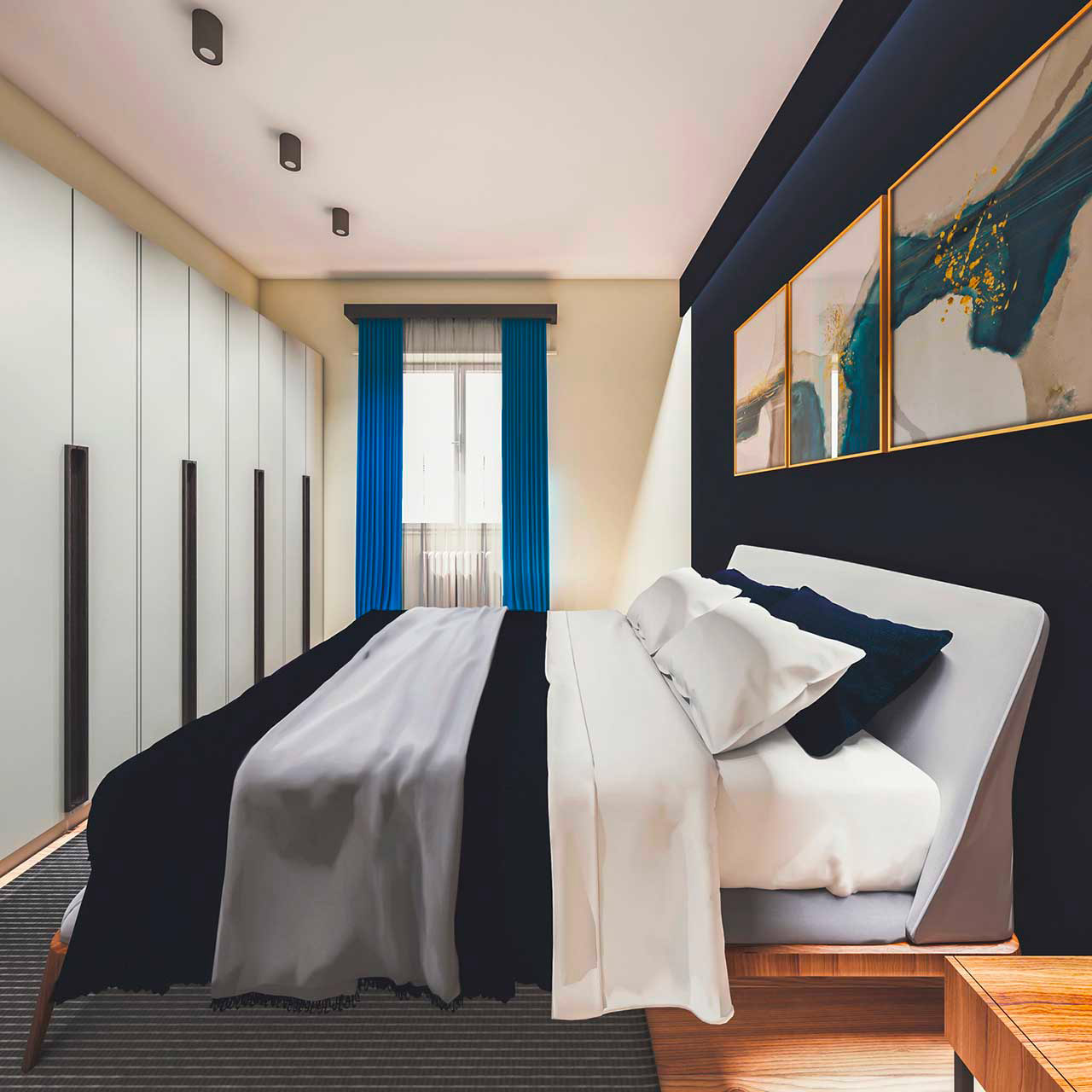 Render camera matrimoniale