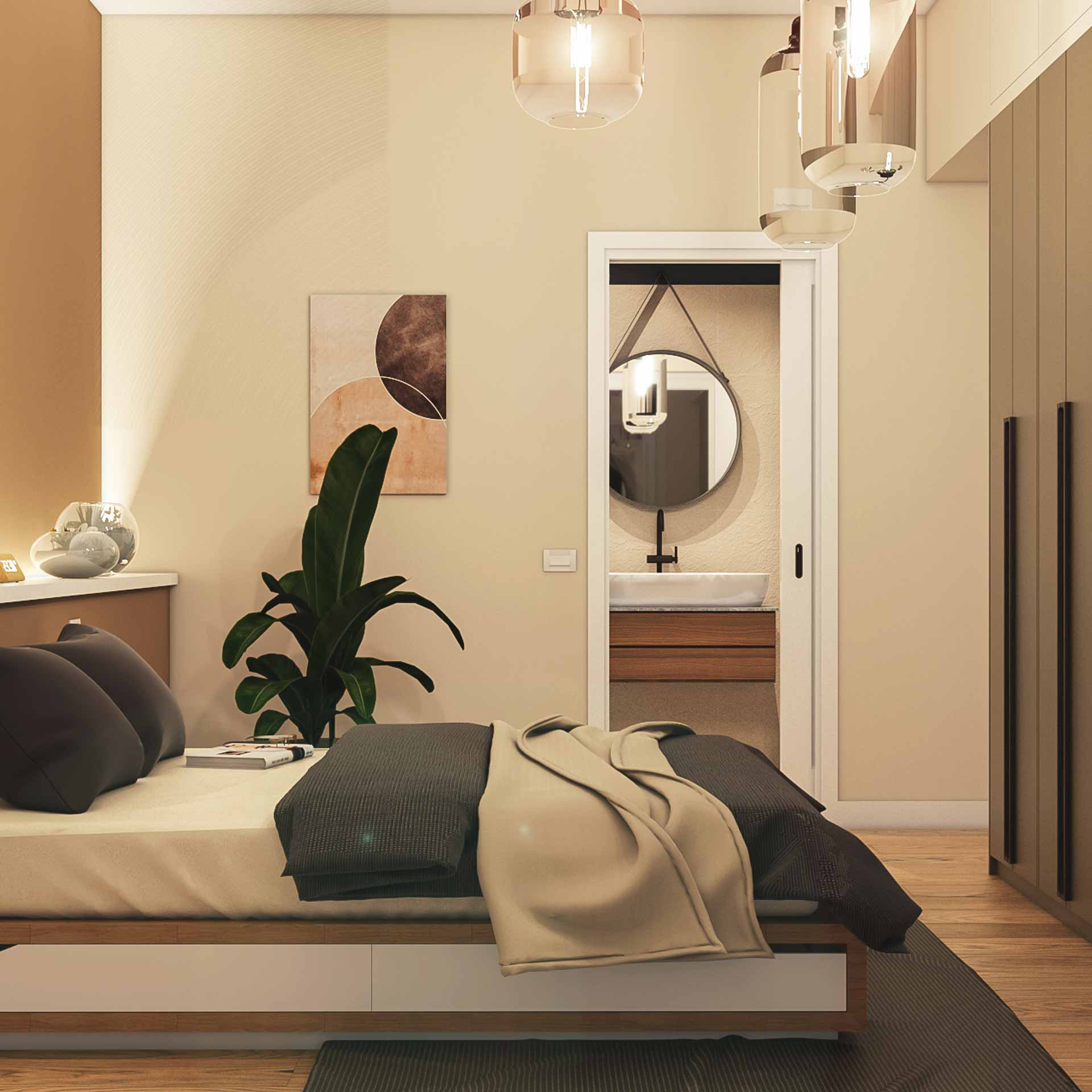 Camera matrimoniale arredamento