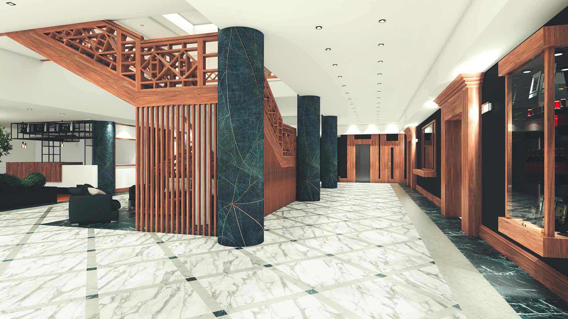 Render Carta da Parati per Pilastro